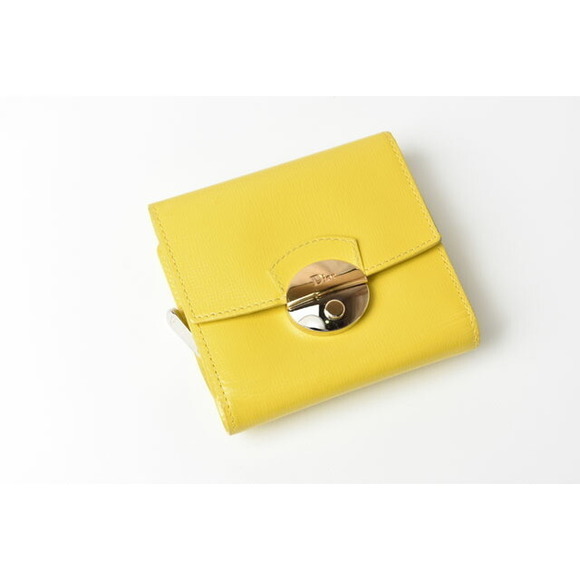 Dior Yellow Christian  Wallet - Picture 1 of 14